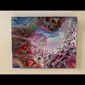 “The Empress” Original Pour Painting on canvas